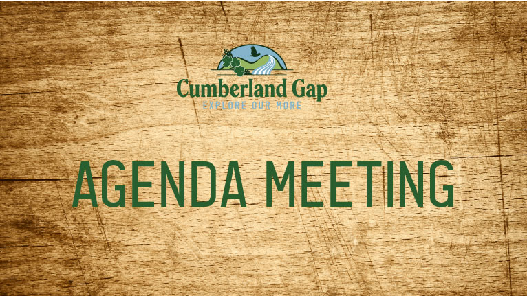 Cumberland Gap Agenda Meeting
